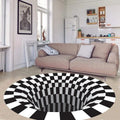 Havenholt 3D Optical Illusion Rug with Geometric Pattern