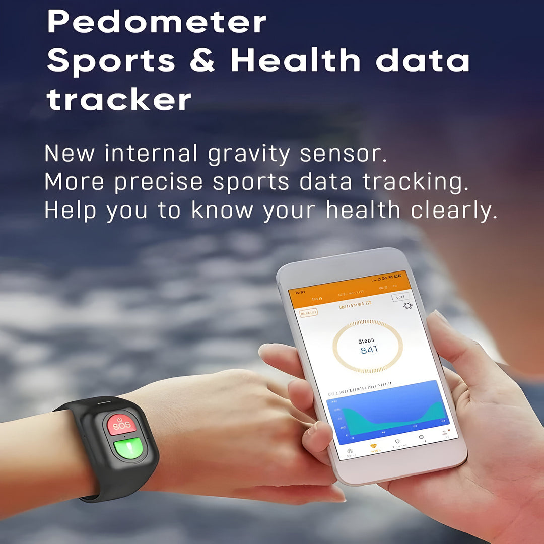 Smart Watch for Seniors, Activity and Health Monitoring Device