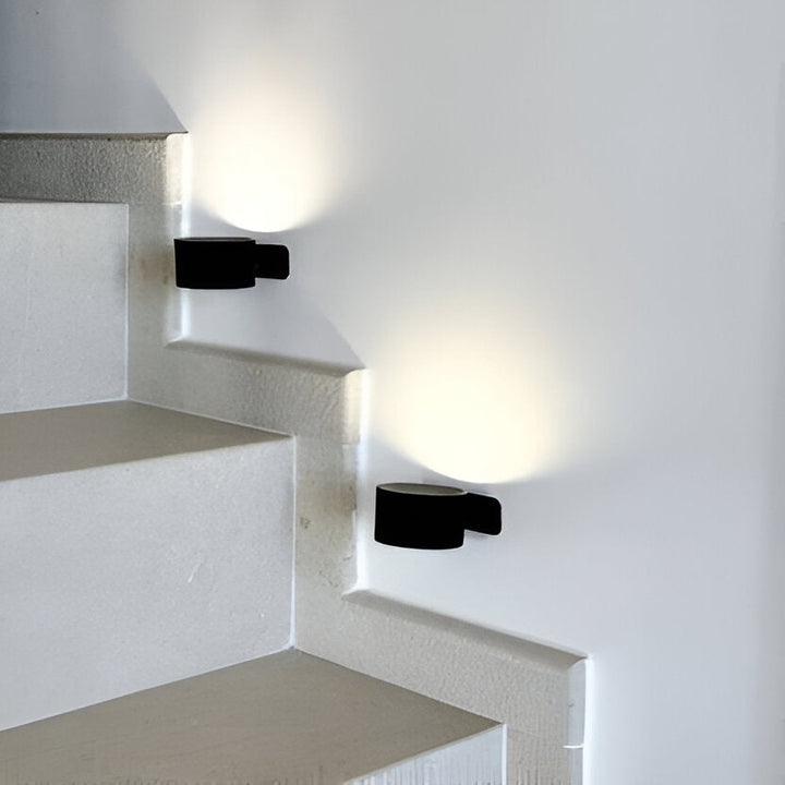 Rotating Wall Lamp, Cordless LED for Home