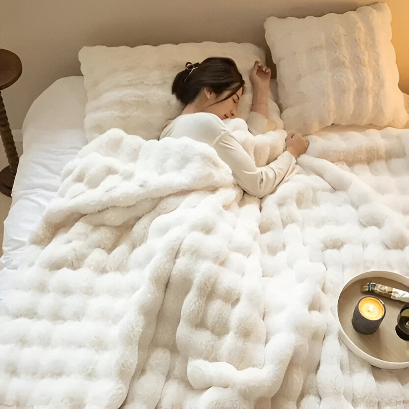 Havenholt Soft Textured Throw for Bed or Sofa