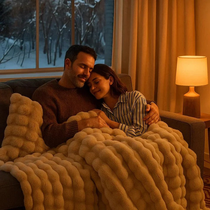 Havenholt Soft Textured Throw for Bed or Sofa