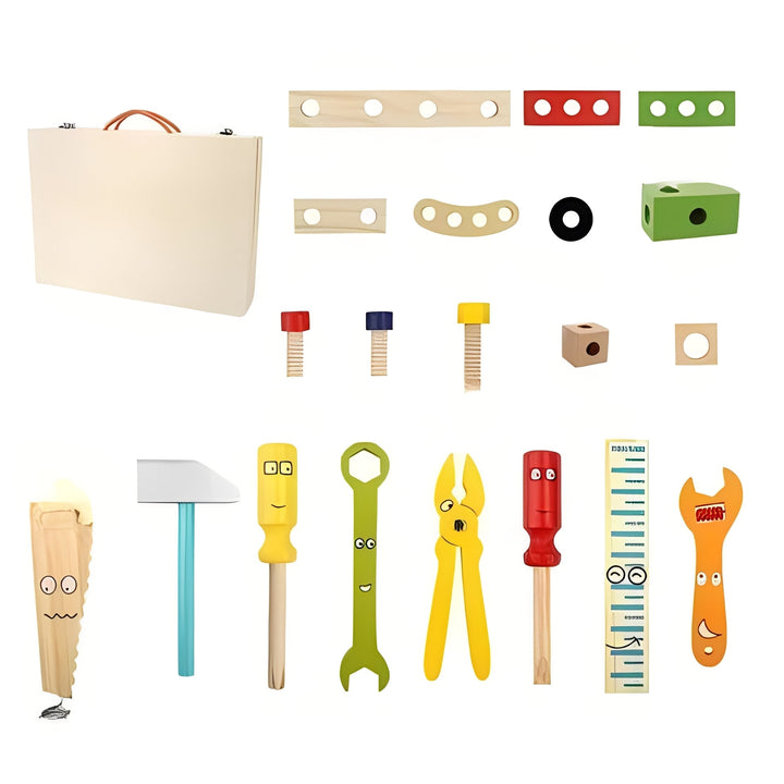 Havenholt Tool Kit Toy with Pretend Play Toolbox