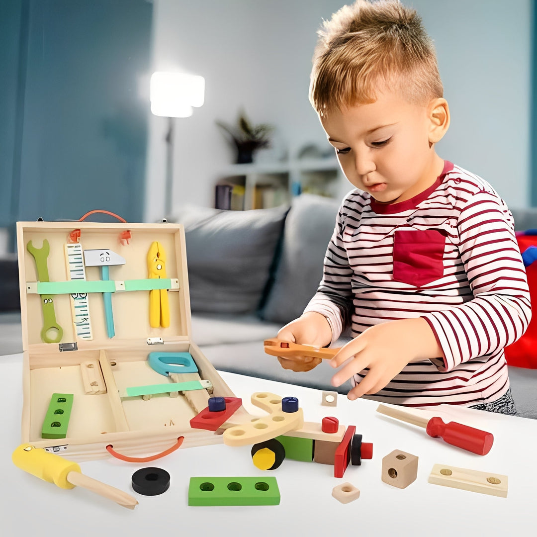 Havenholt Tool Kit Toy with Pretend Play Toolbox