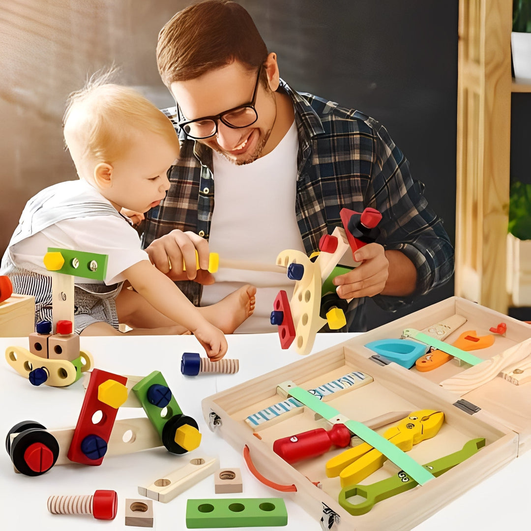 Havenholt Tool Kit Toy with Pretend Play Toolbox
