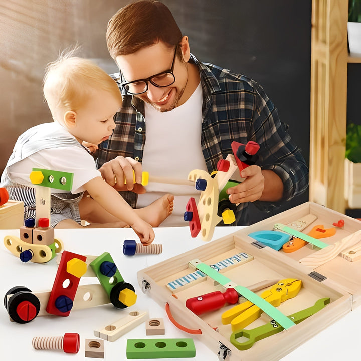 Havenholt Tool Kit Toy with Pretend Play Toolbox