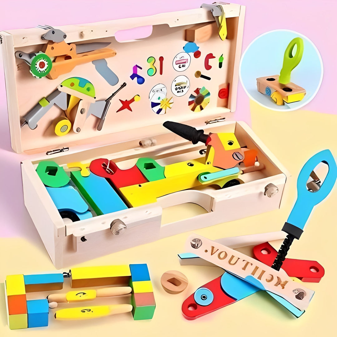Havenholt Tool Kit Toy with Pretend Play Toolbox