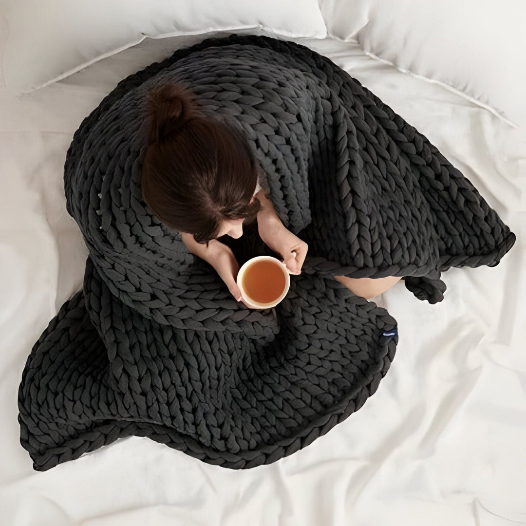 Havenholt Cosy Weighted Fleece Blanket for Winter
