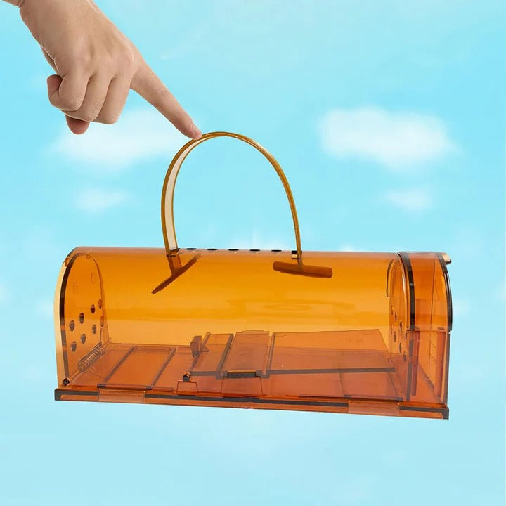 Havenholt Reusable Pedal Mouse Trap in Clear Plastic