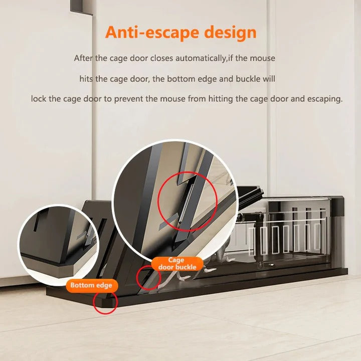 Havenholt Automatic Mouse Trap Cage with Pressure Trigger