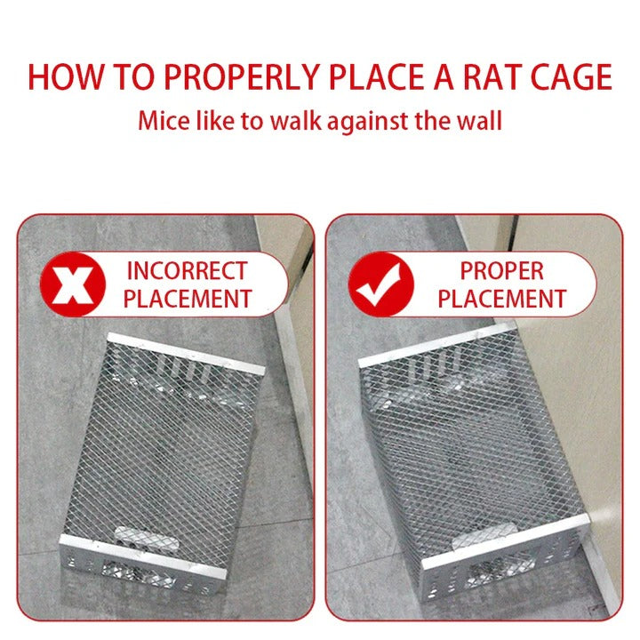 Havenholt Iron Mouse Trap Cage with Sliding Door