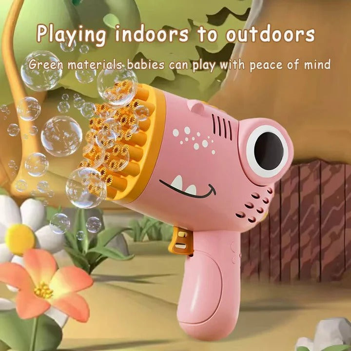 Bubble Gun Toy for Kids and Outdoor Play