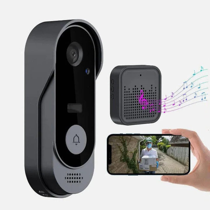 Wireless Doorbell Camera with Clear Video and Local Storage Option