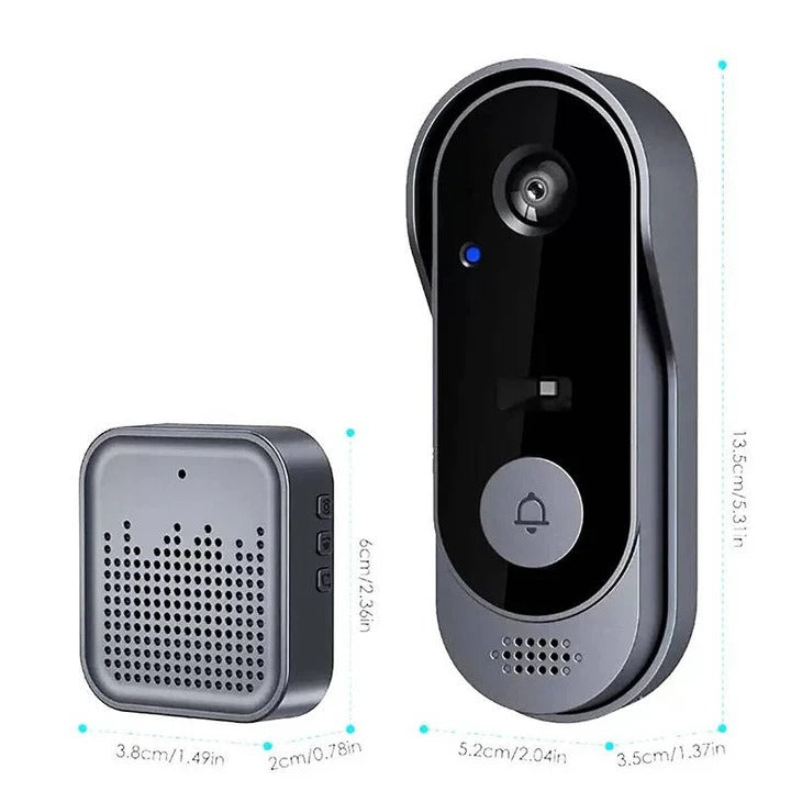 Wireless Doorbell Camera with Clear Video and Local Storage Option