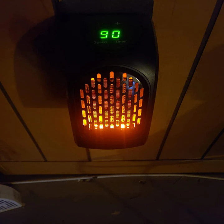 Electric Space Heater with Portable Design