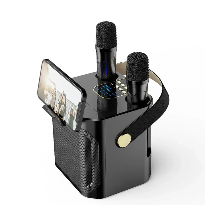 Bluetooth Speaker for Karaoke and Portable Use with 360° Audio