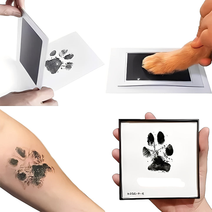Dog Paw Print Kit with Ink Pad and Frame