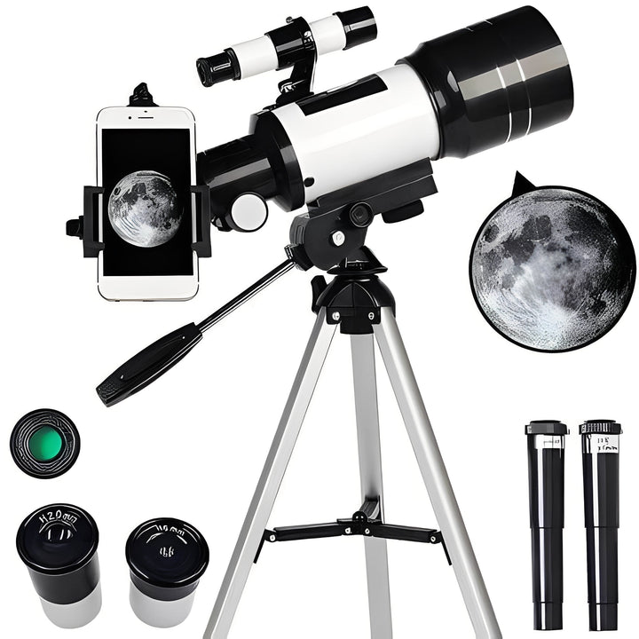 Havenholt Beginner Telescope with Eyepieces and Table Tripod