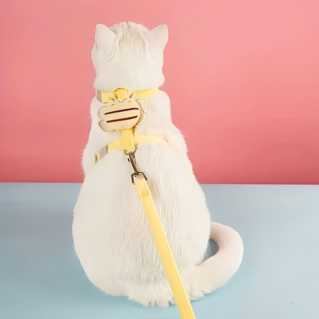 Adjustable Cat Collar and Harness for Safety