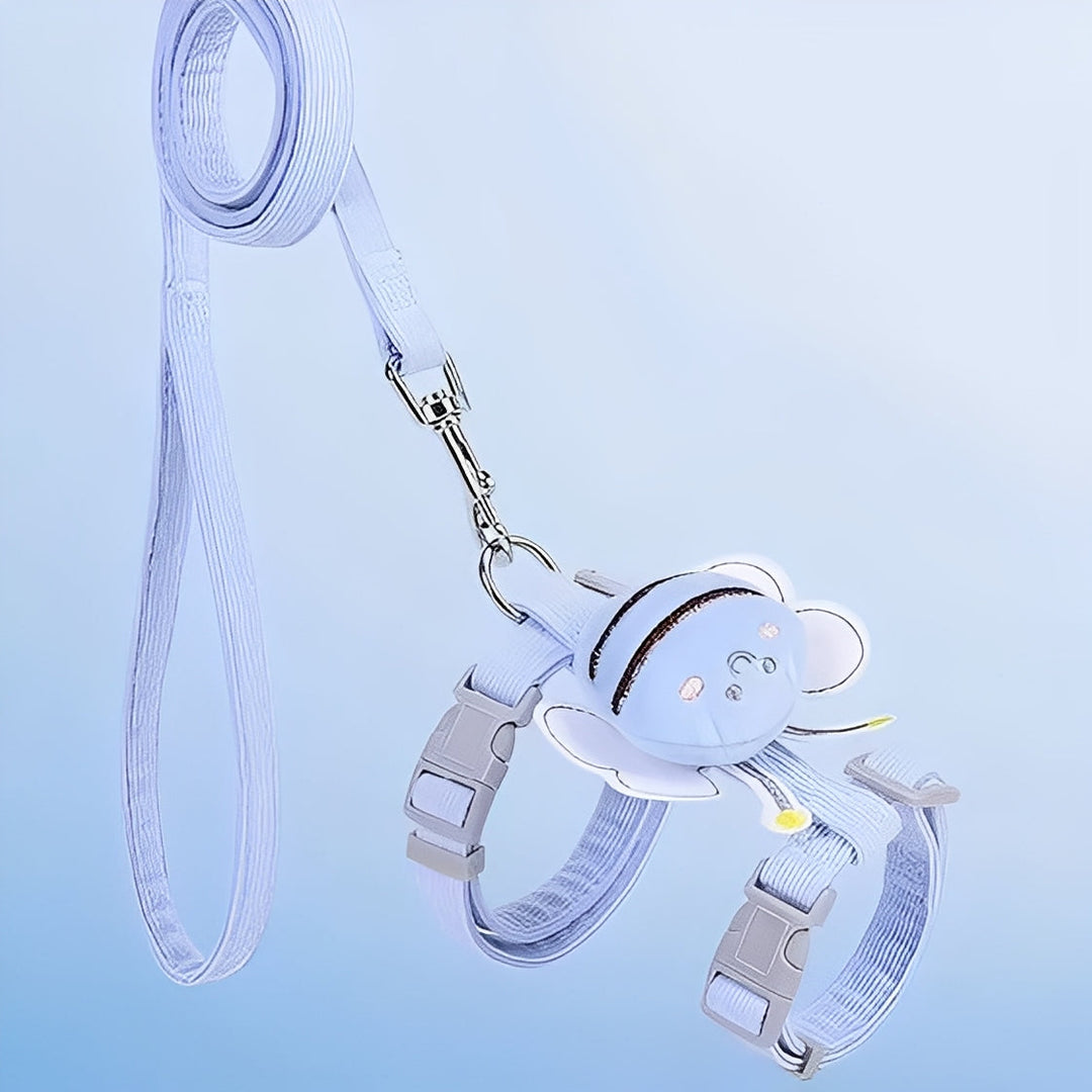 Adjustable Cat Collar and Harness for Safety