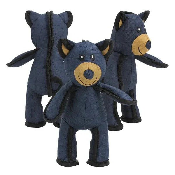 Bear-Shaped Dog Toy with Chew-Resistant Materials