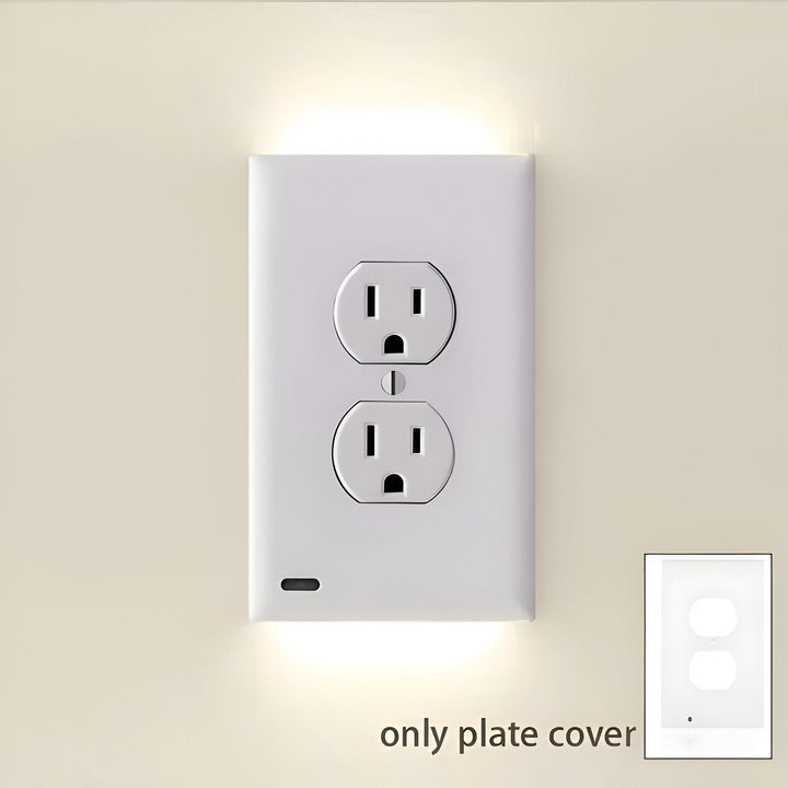 Havenholt Socket Cover Plates with LED Night Light, 4 Pack