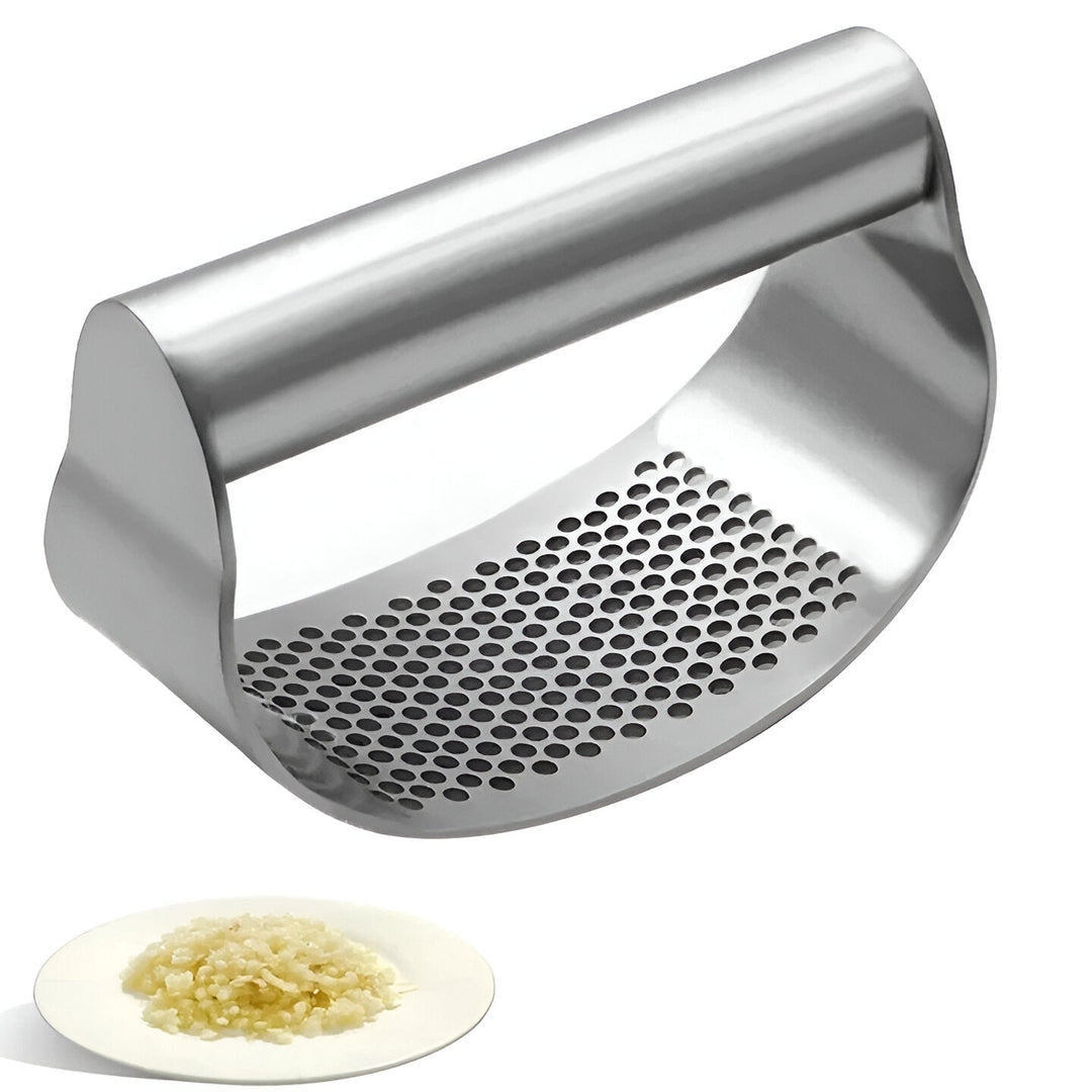 Garlic Rocker Press Set Kitchen Tool and Mincer