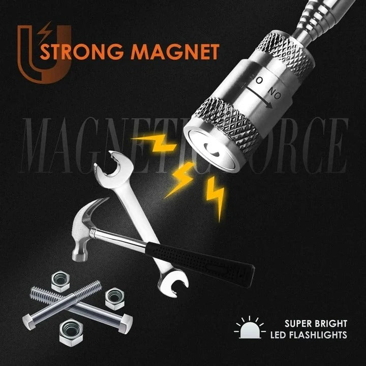 Telescopic Pick-Up Tool Magnetic with LED Light for Retrieval