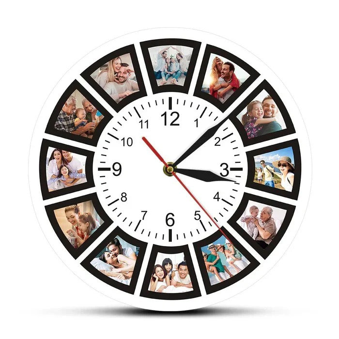 Custom Wall Clock Personalized for Home and Office Decor