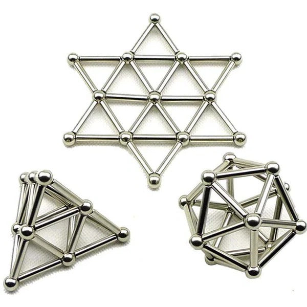 Building Set Magnetic Sticks and Balls for Kids and Construction