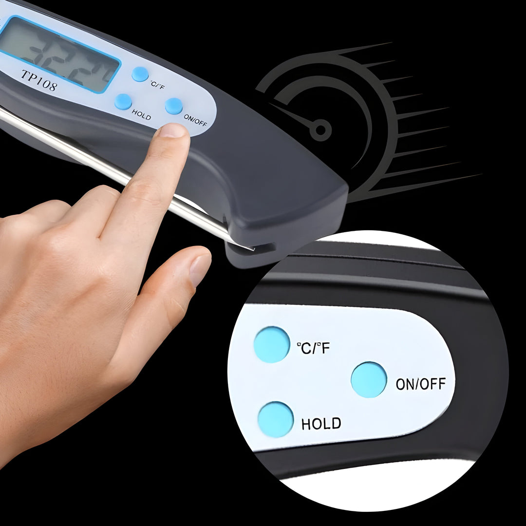 Digital Food Thermometer for Kitchen