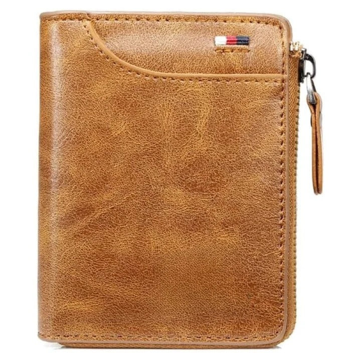 Credit Card Holder Wallet RFID Blocking Zip for Men