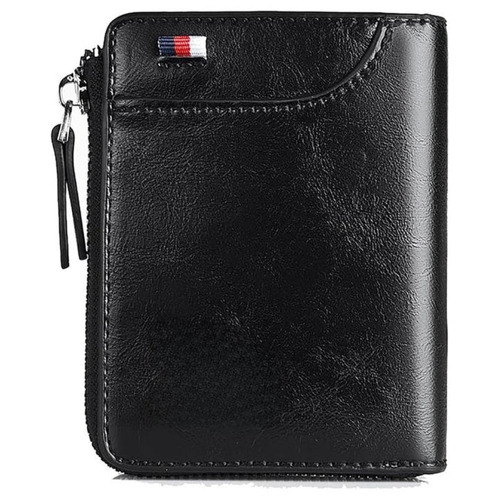 Credit Card Holder Wallet RFID Blocking Zip for Men