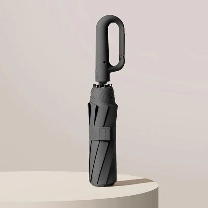 Compact Folding Umbrella Reinforced for Travel and Durability