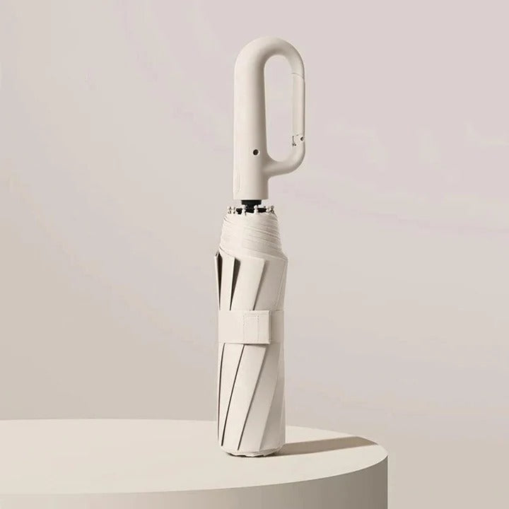 Compact Folding Umbrella Reinforced for Travel and Durability