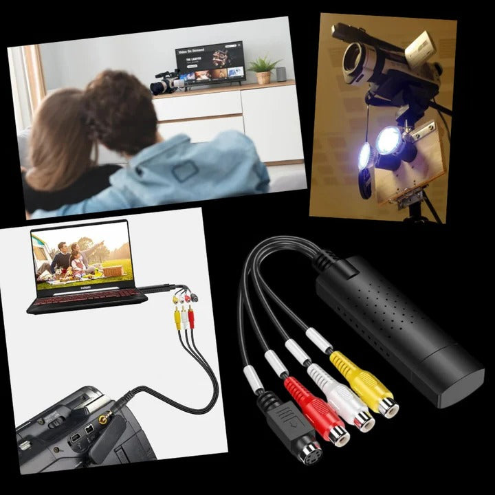 Video Capture Adapter USB 2.0 for PC and Digital Files