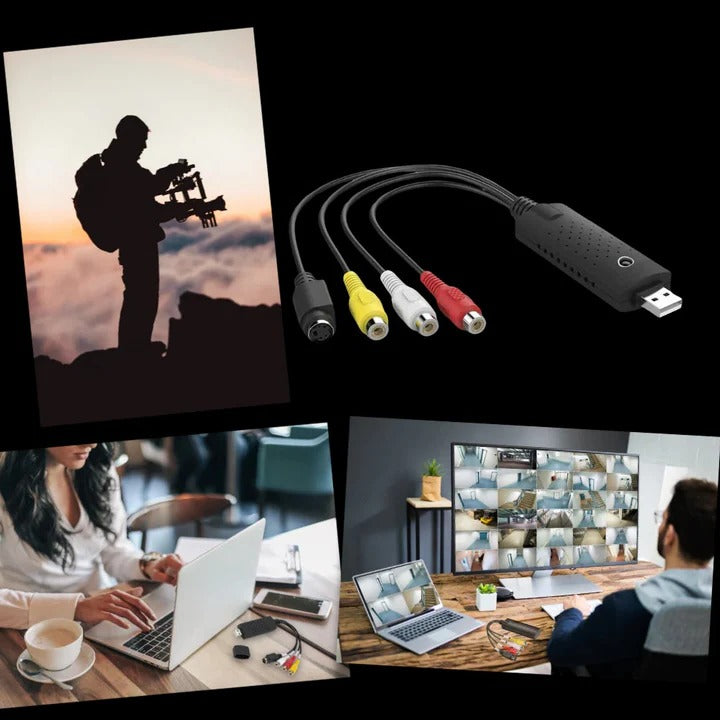 Video Capture Adapter USB 2.0 for PC and Digital Files