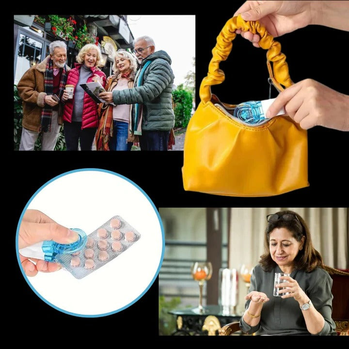 Pill Taker Remover Portable for Daily Use