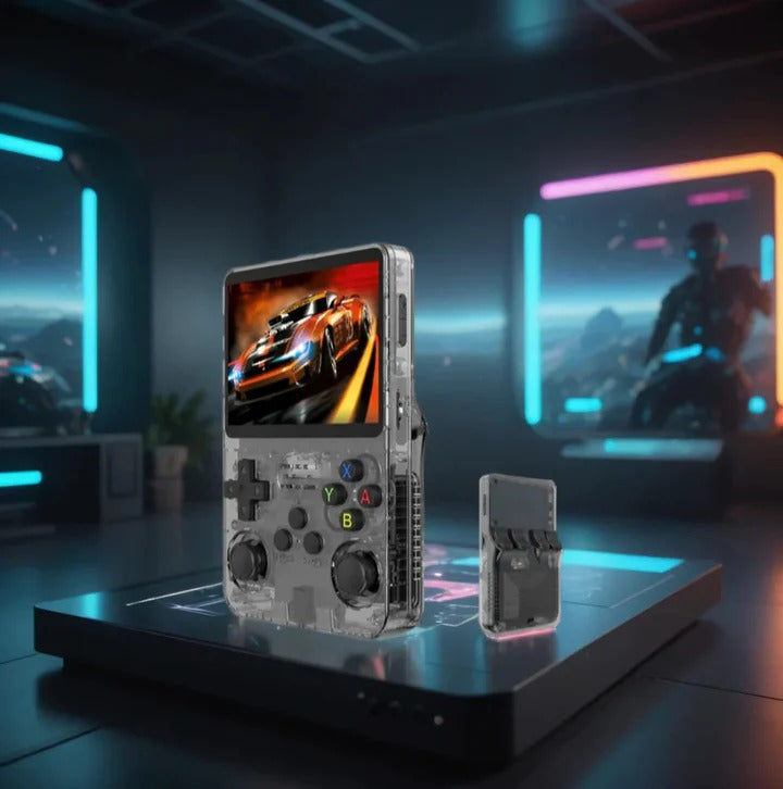 Retro Handheld Gaming Console Rechargeable for Kids and Adults