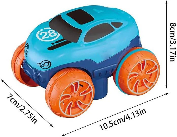 Havenholt Click-Together Race Track with Climbing Stunt Cars