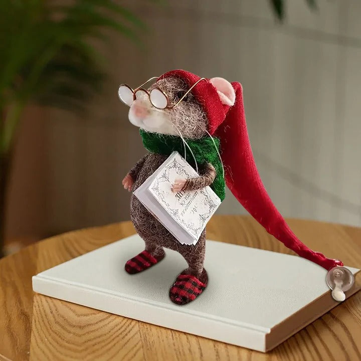 Cute Needle Felted Mouse DIY Kit for Crafting and Gifting