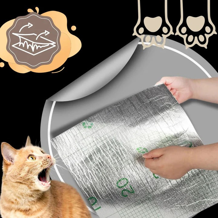 Adhesive Cat Scratch Pad Wall Mounted for Cats and Kittens