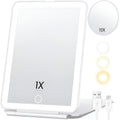 Travel Makeup Mirror Lighted with Magnification and LED