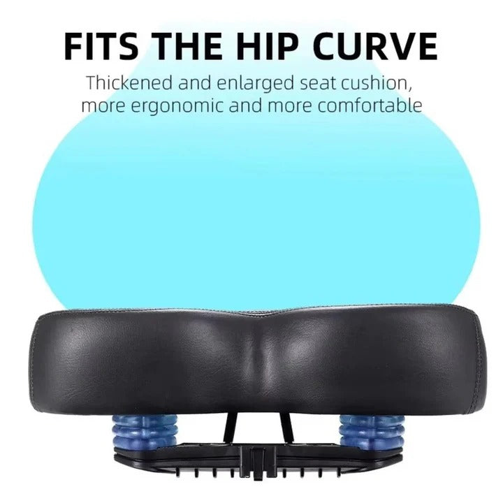 Wide Bicycle Saddle for Road and Mountain Bikes