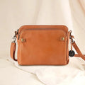 Havenholt Three-Layer Leather Crossbody Bag with Clutch