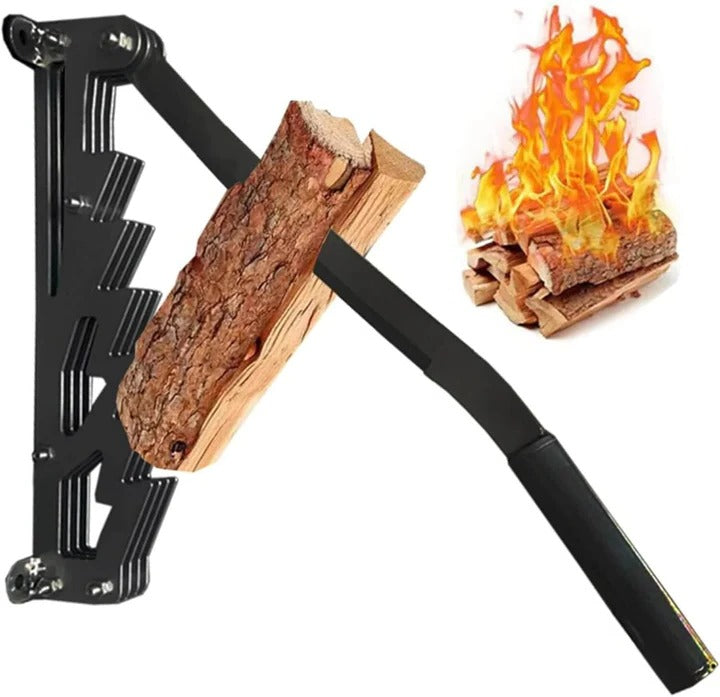 Firewood Kindling Splitter Wall Mounted for Log Splitting