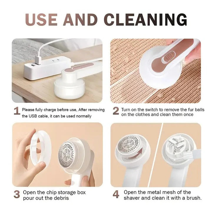 Havenholt Electric Lint Remover for Clothes, Furniture and Carpets