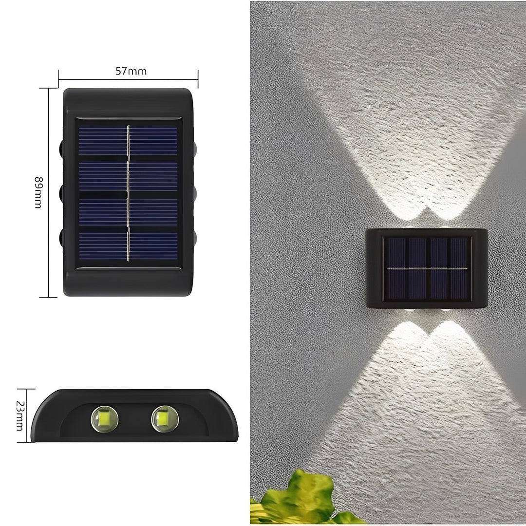 LED Solar Outdoor Wall Light for Home Security