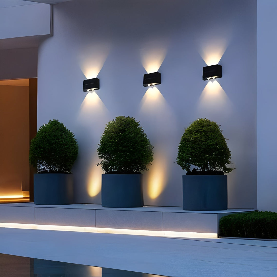 LED Solar Outdoor Wall Light for Home Security
