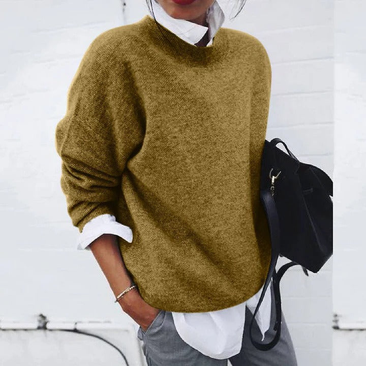 Knitted Pullover Jumper Long Sleeve for Women