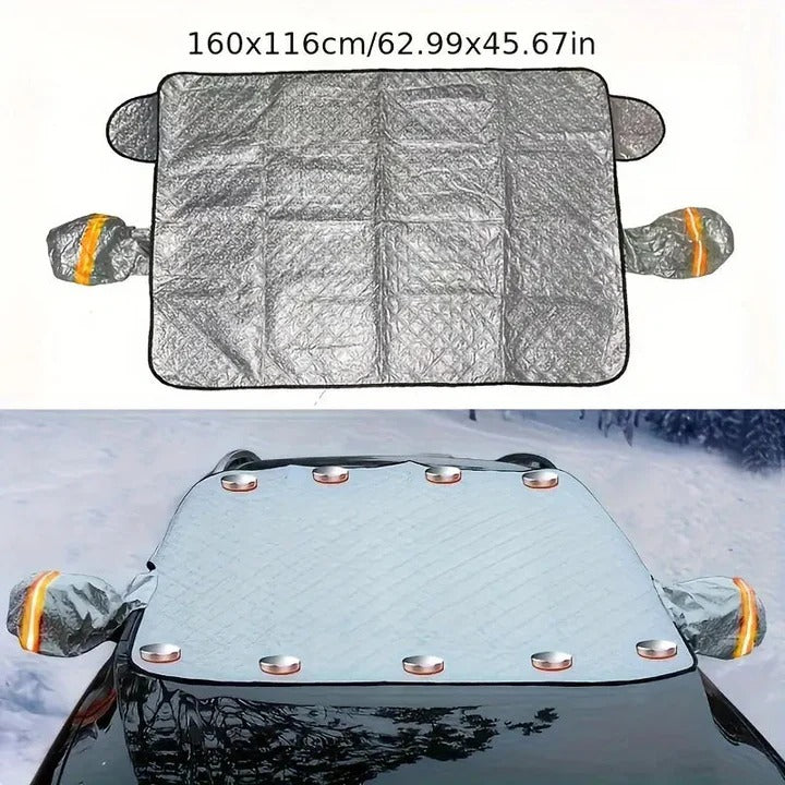 Winter Windshield Cover Magnetic for Snow and Frost Guard
